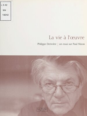 cover image of La Vie à l'œuvre